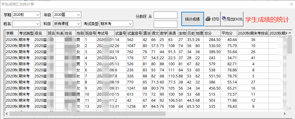 成绩管理:学生成绩的统计与排名.png 成绩管理:学生成绩的统计与排名.png